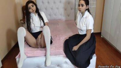 Innocent Stepdaughters Sexually Educated By Their Perverted Stepdad When Their Mom Is Not At Home on freefilmz.com