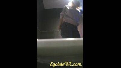 VIP Series 26-35. Young female students close-up pissing into the toilet on freefilmz.com