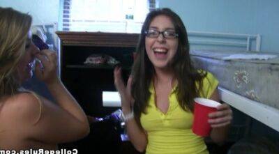 Kinky college party ends with lot of fucking in the dorm room on freefilmz.com