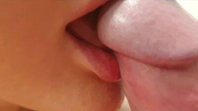 EXTREME CLOSEUP homemade 4k cock sucking to full mouth cum on freefilmz.com