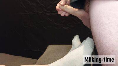 Oh No Not On My Bed Socks! 2x Cum On Feet Mini-compilation (milking-time) on freefilmz.com
