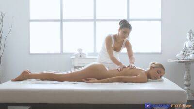 Steamy women share the ultimate oral pleasures during a hot massage session on freefilmz.com