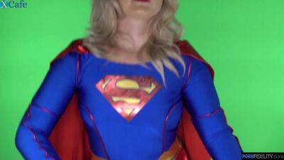 Horny superwoman Lisey Sweet saves dude and gets rewarded with hard fuck on freefilmz.com