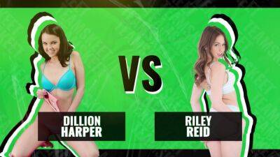 Choose your champion in this battle! Riley Reid & Dillion Harper by Team Skeet. on freefilmz.com