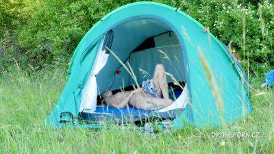 Nudist Milf Alzbeta Sleeping In The Tent on freefilmz.com