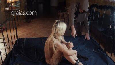 Young blonde slave gets ready to serve her Master on freefilmz.com