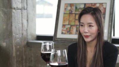 Shy Japanese babe gets too relaxed after a glass of wine - Japan - India on freefilmz.com