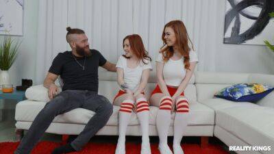 Wild trio once these ginger sluts decide to share the dick on freefilmz.com