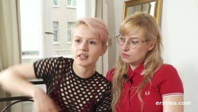Blonde Babe Vicky Gives Natalia Her First Lesbian Bondage Experience - Germany on freefilmz.com