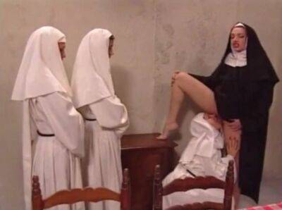 Nun turns the monastery into a lesbian residence on freefilmz.com