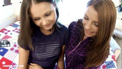 Tender lesbians make love on freefilmz.com