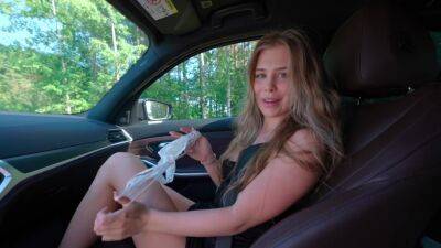 Her panties flew off when she got into his car on freefilmz.com