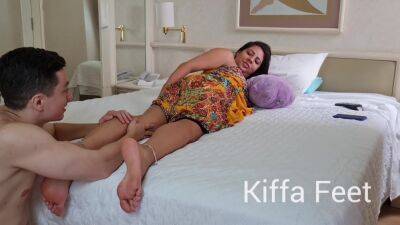 Goddess Kiffa Hangover Footworship - Foot Fetish - Barefoot - Foot Worship - Soles - Foot Slave on freefilmz.com