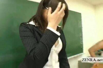 Naked in school Japanese nudist students strip teacher - Japan on freefilmz.com