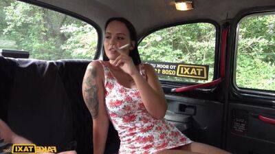 Naughty breasty hispanic babe Jennifer Mendez likes to smoke before sex on freefilmz.com