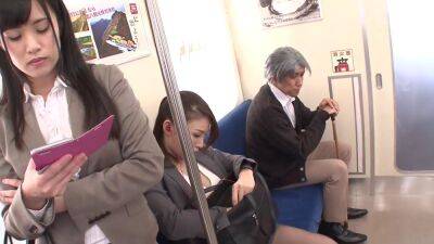 Japanese group sex porn in public subway - big natural tits - Japan on freefilmz.com