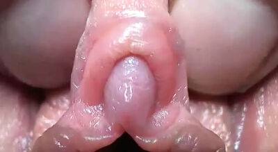 Close up clit milky squirt on freefilmz.com