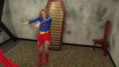 Superheroine Supergirl Captured Caged And Humiliated on freefilmz.com
