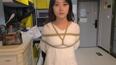 Chinese Girl In Long Dress In Bondage - China on freefilmz.com