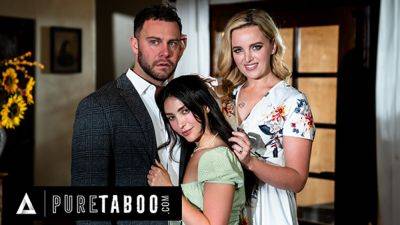 PURE TABOO MILF Charlie Forde Fulfills Husband's Stepdad And Stepdaughter Fantasy With Jane Wilde on freefilmz.com
