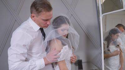 Young bride fucked hard by her father-in-law on her wedding day on freefilmz.com