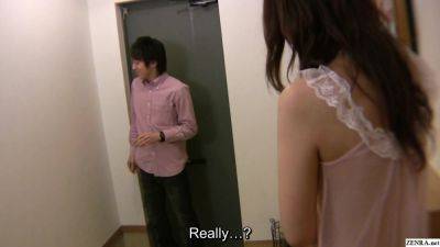 Bashful Japanese MILF answers door nearly naked leading to sex - Japan on freefilmz.com