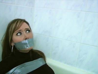 Tape Tied And Gagged - Christina Carter on freefilmz.com