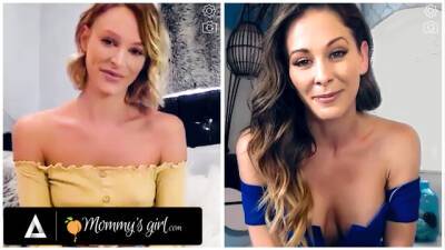 MOMMYSGIRL Thirsty Emma Hix And Stepmom Cherie DeVille Share Their Wet Pussy On Cam on freefilmz.com