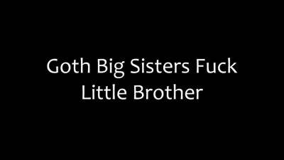 Goth Big Sisters POV threesome sex on freefilmz.com