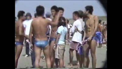 Sneak shot swimming sports men's on the beach - MANIAC撮盗 - Japan on freefilmz.com
