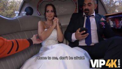 Bride Permits Husband To Watch Her Having Ass Scored In Limo on freefilmz.com