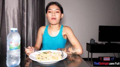 Tiny Thai amateur teen girlfriend Namtam homemade dinner and fucked - Thailand on freefilmz.com