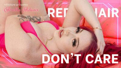 Sexy redhead rides her male sex doll in virtual reality on freefilmz.com