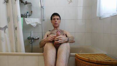 Claude from Olten Schweiz Switzerland is wanking his lovely cock in his bathroom. - Switzerland on freefilmz.com