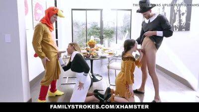 Kinky Family Thanksgiving Orgy on freefilmz.com