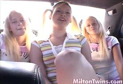 Miltontwins get fingered by lesbian teen on freefilmz.com