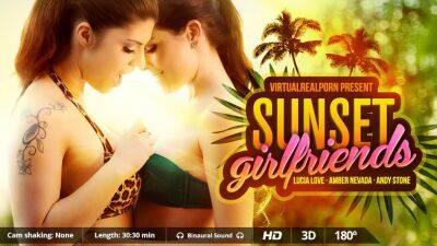 Sunset Girlfriends - Britain on freefilmz.com