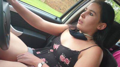 Pussy Play In Car on freefilmz.com