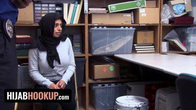 Big Titted Thief Ella Knox Submits Her Plump Pussy To Perv Officer In The Backroom - Hijabi thief reality on freefilmz.com