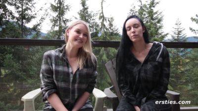 Amateur Euro Lesbian Babes Have Sexy Fun In a Cabin Outdoors - Teen (18+) on freefilmz.com