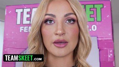 Hot Sex Robot Compilation - behind the scene with busty blonde Jazmin luv on freefilmz.com