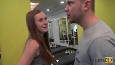 Linda Sweet gets paid for gym sex & gets it hard, see through, and on! on freefilmz.com