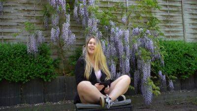 Hard Fuck In The Garden After Reading Sex Book! on freefilmz.com