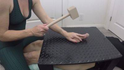 Sound And Pound - Ball Busting Sounding Hand Job on freefilmz.com