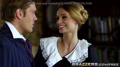 Erica Fontes & Ryan Ryder take turns getting their big boobs drilled in Downton Grabby 2 on freefilmz.com