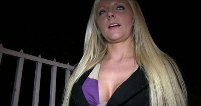 Summer Brooks gets her big tits pounded by a stranger in public for cash - Hungary on freefilmz.com