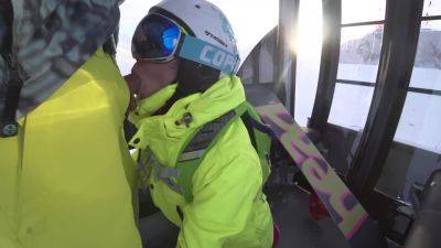 Risky blowjob during Ski Lift on freefilmz.com