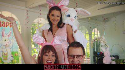 Avi Love gets naughty and fucks her stepuncle in Easter Bunny costume on freefilmz.com