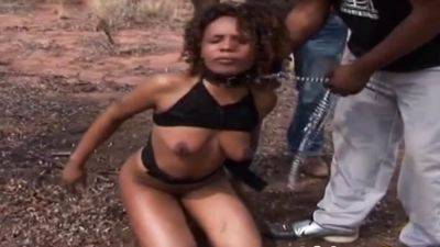 Taking My Black Wild Whore For A Walk In The Park And Hardcore Fucking Outdoor on freefilmz.com