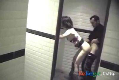 Couple Caught In Restaurant Bathroom on freefilmz.com